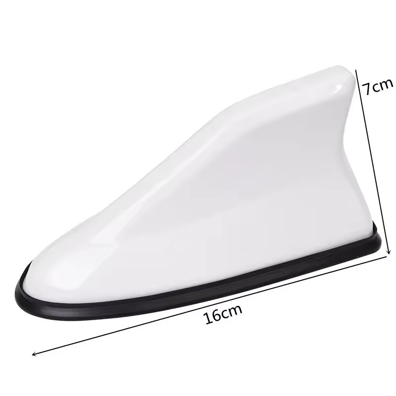 2 Pack Universal Shark Fin Car Roof Antennas with AM/FM