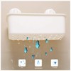 XBERSTAR Shower Caddy Suction Cup Wall Basket Organizer for Bathroom