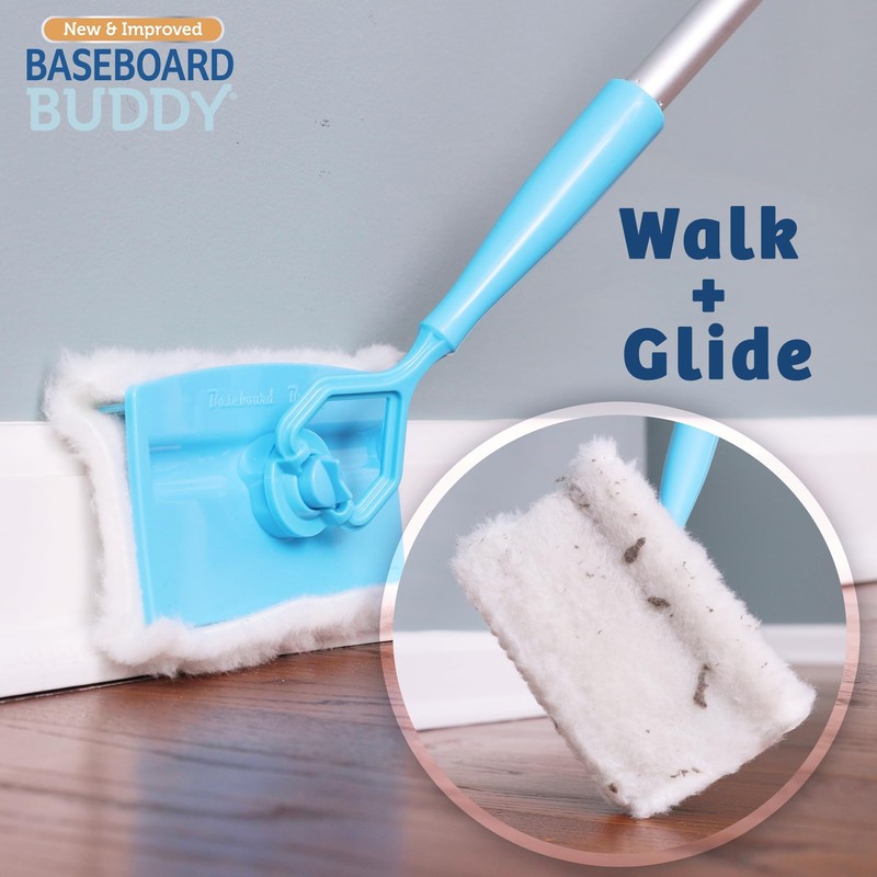 Baseboard Buddy | Lightweight Home Cleaning Essential, Perfect for Baseboards,