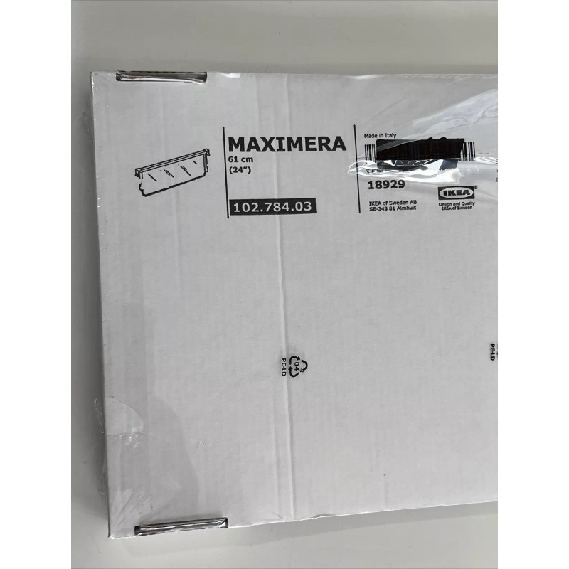 Ikea MAXIMERA Divider for high drawer white/clear 24" 102.784.03 New