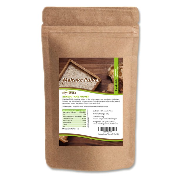 Mynatura Maitake Powder I Vital Mushroom I Grifola Frondosa I