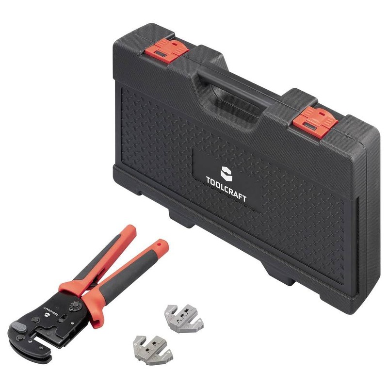 Toolcraft TO-9660081 Crimping Tool Set Including Crimping Assortment with Case
