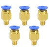 [EMY] 3D Printer PC4-M6 Straight Pneumatic Connector Tube, One-Touch Fitting,