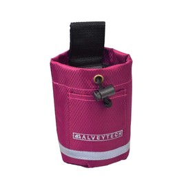 AlveyTech Unbreakable Universal Fabric Cup Holder - for Mobility Scooters, Transport Power Chair, Wheelchair, ATV, Walker, Stroller, Go-Kart, UTV, Cars, Boat, E-Bike Water/Drink Bottle Holders (Berry)