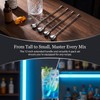 4 Pcs Cocktail Stirrers, 12 Inch Stainless Steel Bar Mixing