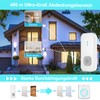 AIMAX Wireless Bell with 2 Transmitters and 3 Receivers, Bell