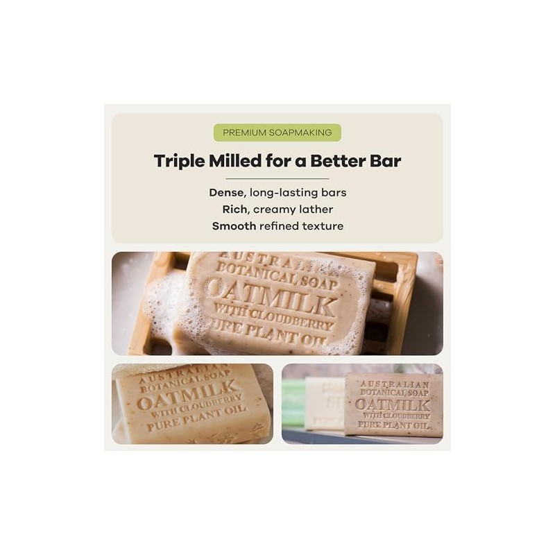Australian Botanical Soap Jab n de Avena con Mora rtica