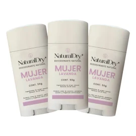 Desodorante Mujer NaturalDry En Barra Natural - Lavanda 3 unidades