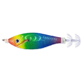 FOLANDO 9.1cm Fishing Lures Squid Octopus Shrimp Baits, Fishing Lure Glow Squid Jigs Luminous Squid Jig Shrimp Lure Artificial Shrimp Kit 8.3g 1# SJ044