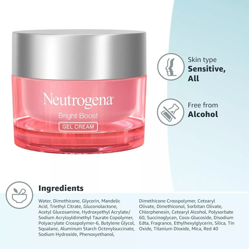 Neutrogena Bright Boost Brightening Moisturizing Face Cream 1.7fl oz