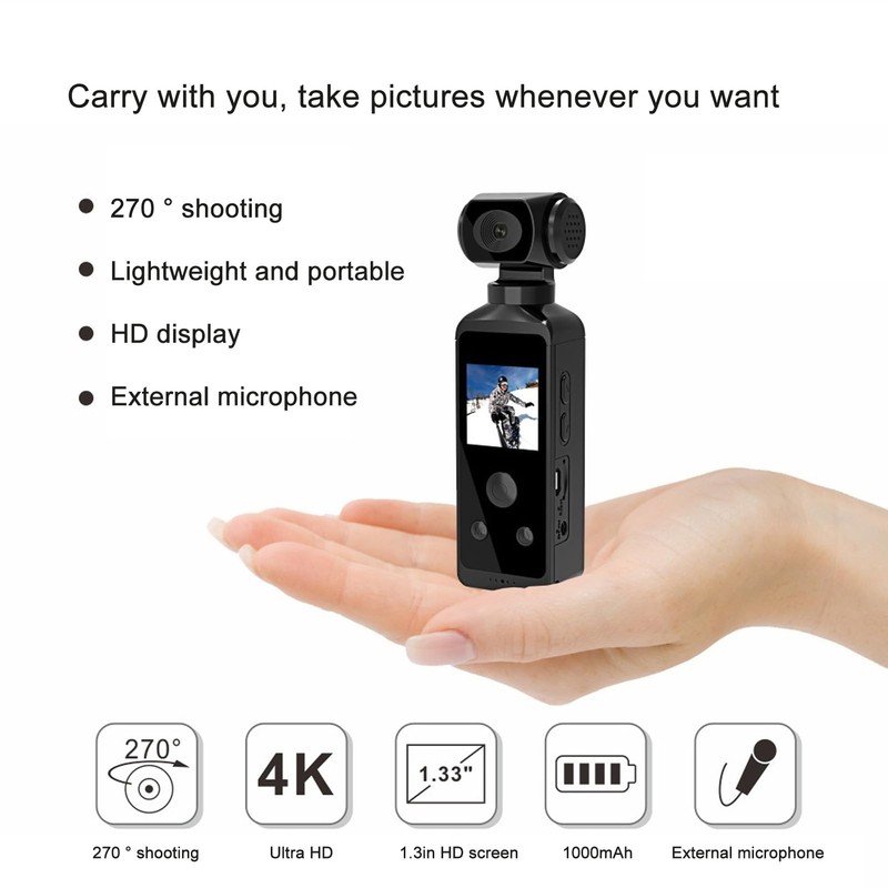 Bewinner 4K WIFI Video Camera Camcorder - 16M Digital Camera