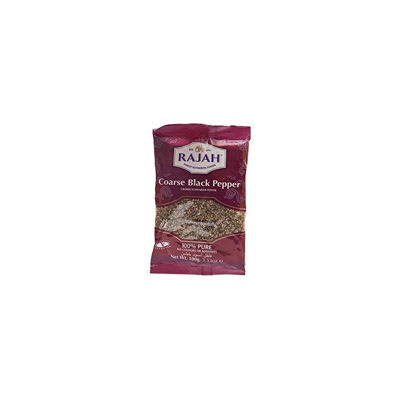 Rajah Pepper Black Coarse Pkt - 100G