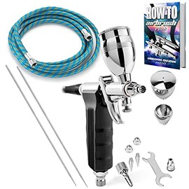 PointZero Precision Trigger Style Gravity-Feed Airbrush Set w/MAC Valve