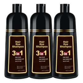 Shampoo Tinte Cubre Canas Natural Jengibre Sin Caja 3pz Full