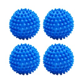 4 pieces dryer ball, washing ball for washing machine, balls for fluffier laundry, dryer balls, dryer balls for tumble dryers, reusable dryer balls, dryer balls - blue