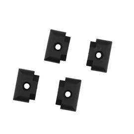 VanEssential L-Track Venture Track Plastic End Cap - Semi Circle - 4 Pack