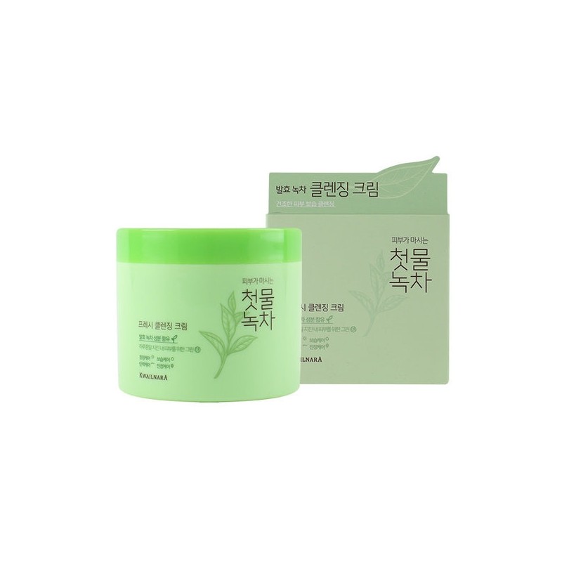 Kwailnara First Water Green Tea Fresh Cleansing Cream 300g /