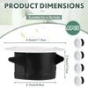 VIHOSE 4 Pcs Soffit Vents Soffit ABS Exterior Round Exhaust