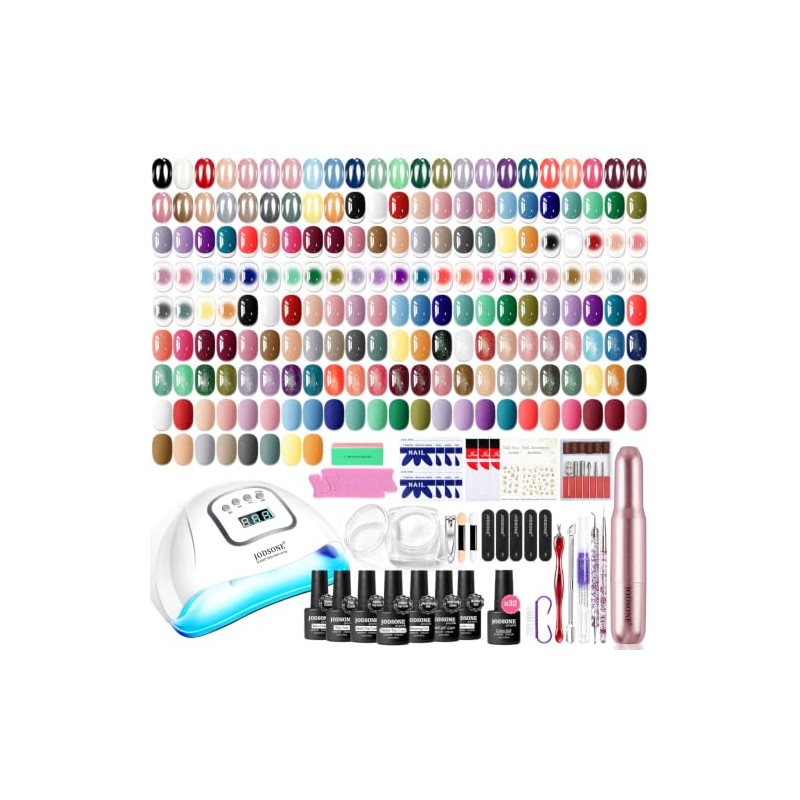 32 Colors Gel Nail Polish Kit & U V light