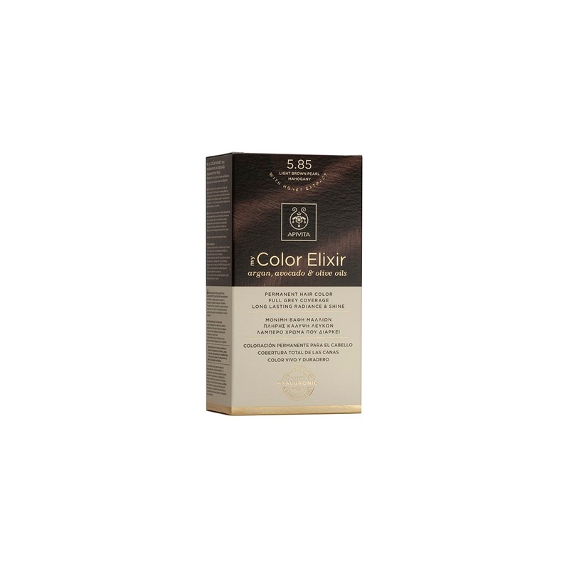 Apivita My Color Elixir No 5.85 Light Brown Pearl Mahogany
