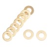 sourcing map 20Pcs 6.3mm x 12mm x 1.5mm Copper Flat