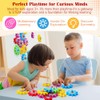 Relaxweex 36 Pcs Spinning Gears with Removable Adhesive Dots Colorful