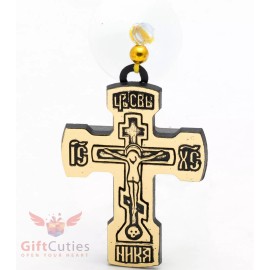 Suction cup Christ Pantocrator Crooss Car Amulet Jesus Christ Crucifix