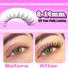 ALICE Natural Cluster Eyelash Extensions Lash Clusters DIY Lash Extensions