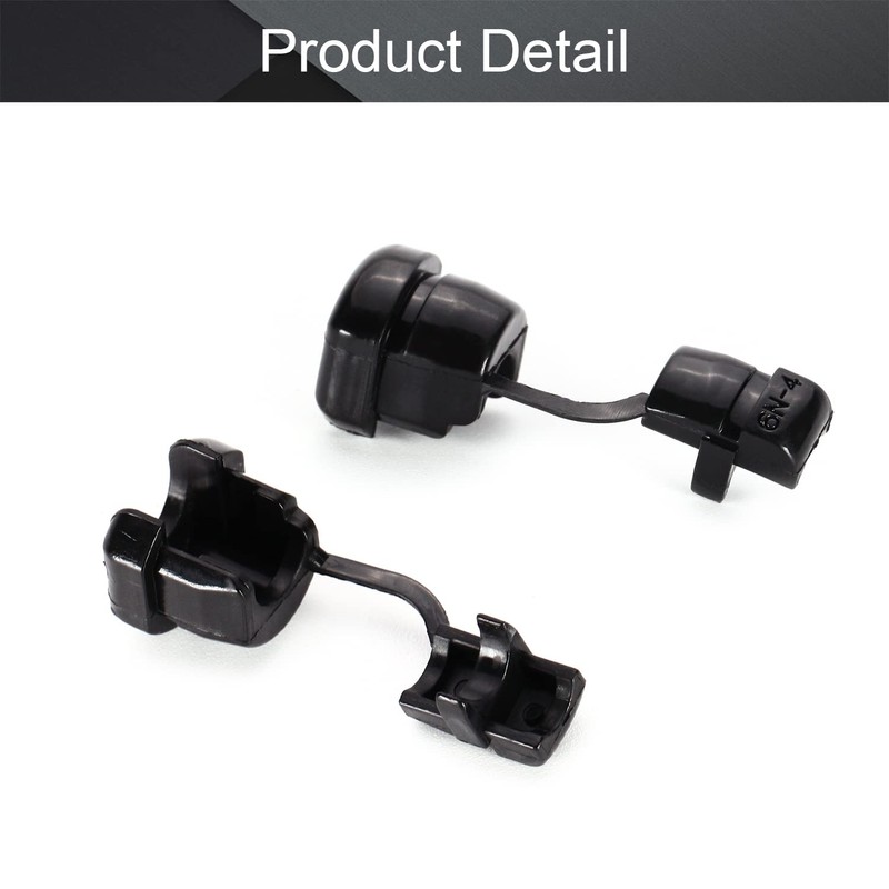 Fielect Round Cable Wire Strain Relief Bush Grommet Round Strain