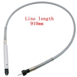 WINGONEER Electric Grinder Electric Screwdriver Multi-functional Flexible Shaft Torque Electric Drill Metal Silver Handle Chuck (0.13 inch (3.2 mm) Shaft)