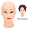 Mannequin Head Bald Training Heads PVC Manikin Head Cosmetology Mannequin