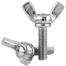 Tyenaza 5PCS M5 x 10 mm Tornillos de Mariposa, Tuercas de Mariposa de Acero Inoxidable 304 Pernos Máquina de Perno de Mariposa, Pernos Sujetador de MáQuina, para Accesorio de Herramienta de ReparacióN