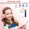 SIMOLIO Girls Wired Headphones with Microphone, 85dB 94dB 104dB Volume