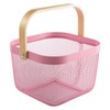 Ymeibe Mesh Steel Storage Organizer Basket Fruit Basket Bin with