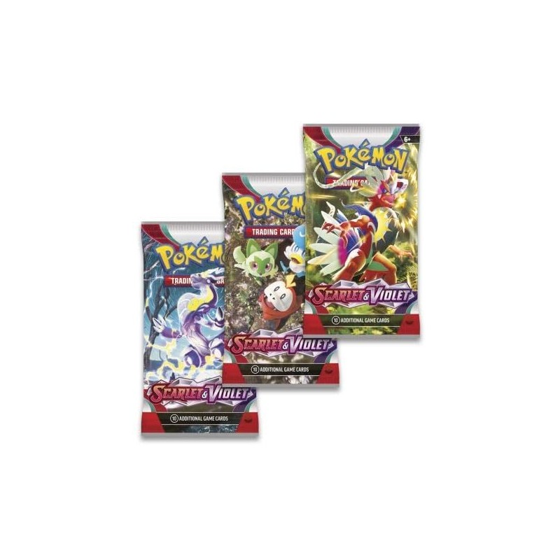 Pokemon PoKMoN TCG: Scarlet & Violet 3-Pack Blister (Random Promo),(POC938)