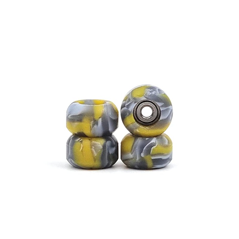 SPITBOARDS Fingerboard Swirl Wheels Polyurethane CNC Lathed Bearing Wheels -
