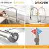 LED Light Kitchen Faucet with Pull Down Sprayer Sus304 Stainless