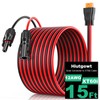 Hiutgowt Oududianzi 12AWG XT60i Solar Cable 15FT, Solar to XT60i