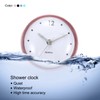 PATIKIL Waterproof Bathroom Clock, Battery Operated Silent Wall Clocks with
