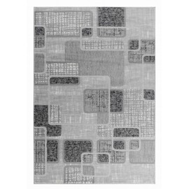 HomeRoots 4' X 6' Grey Geometric Area Rug
