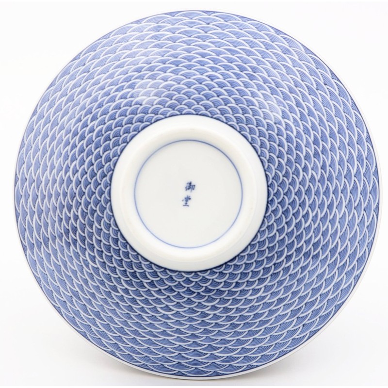 Hasami midō Cotta Large Vase (Cosmetic Box, 50-Pack) Seigaiha 尽si