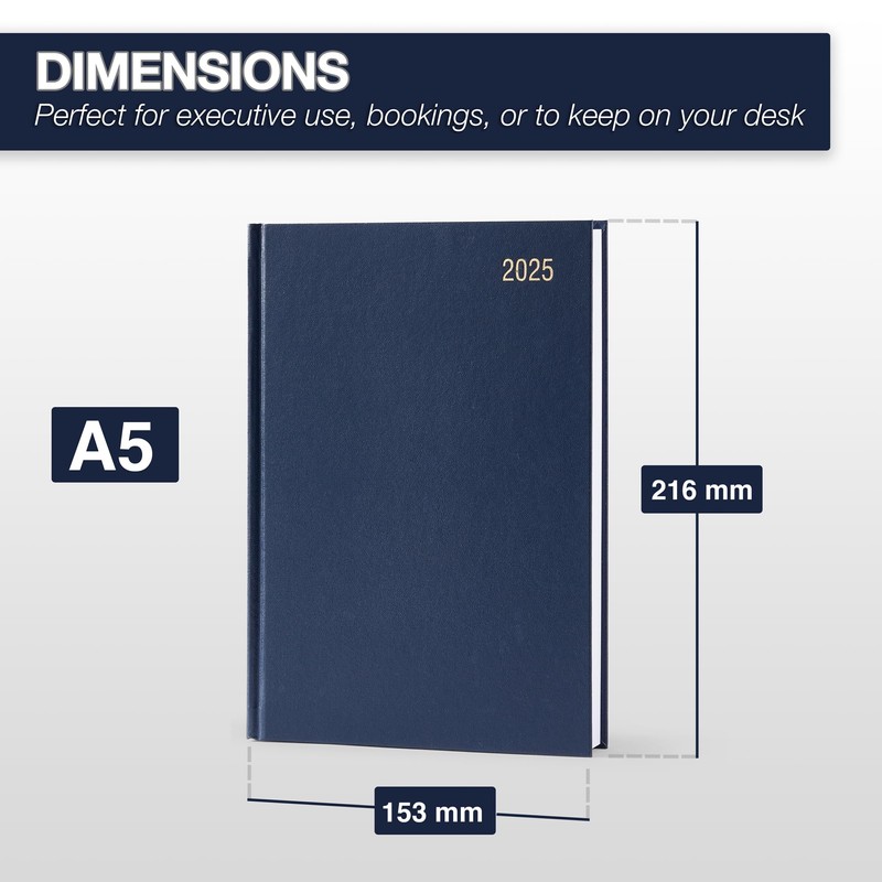 Morgan's Direct 2025 Early Edition A5 Diary Day Per Page