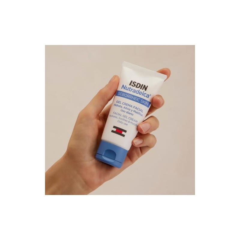 Isdin Nutradeica Gel Crema Facial Indicado Tratamiento Exceso Sebo Descamación