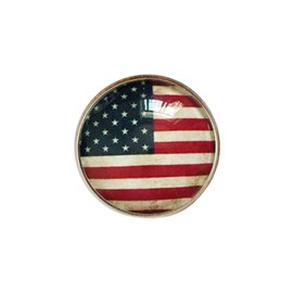 Uijokdef Uijokdef 1 PCS National Flag Pin Round,Lapel Pins party Gifts, Patriotic Pin for Men/Women,National Flag Brooch Accessories Party Favors, Hat Suit Decorations (United States)