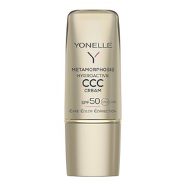 YONELLE CCC Cream SPF 50 with Mattifying Effect - Metamorphosis - Colour Correction Cream - Smoothing Effect - Sun Cream SPF 50 - Sunscreen to Balance Skin Tone - 30 ml - Summer Sand