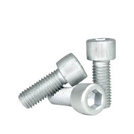 Socket Head Cap Screw, DIN 912, M4-0.7 x 10mm, Alloy Steel Metric Class 12.9, Zinc, Hex Socket (Quantity: 100) Coarse Thread, M4 Hexagonal Allen Bolt, Length: 10mm, Full Thread