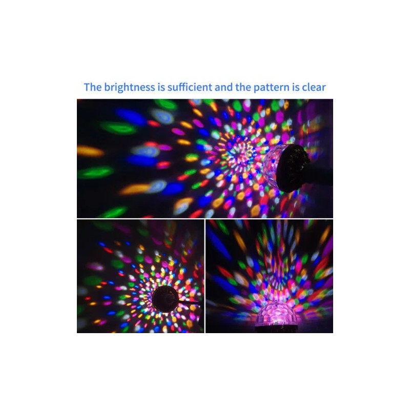 rushtech LED Disco Ball Light Party Magic Stage Light DJ