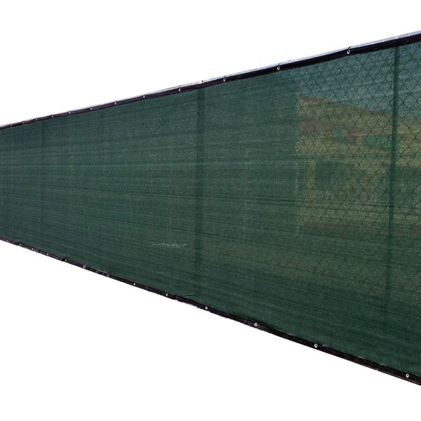 Fence4ever 8'x50' 8ft Tall 3rd Gen Olive Green Fence Privacy