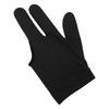Left Hand Billiard Gloves Polyurethane Fiber Average Size Three Fingers