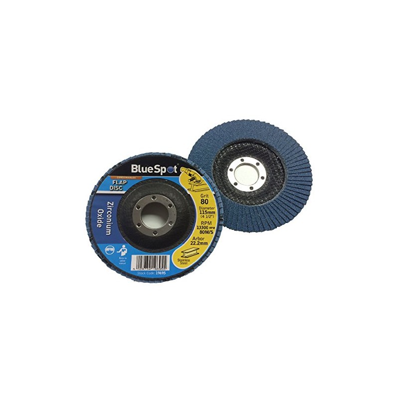 Homesmart 2 Pack 115mm Flap Disc 80 Grit for Angle